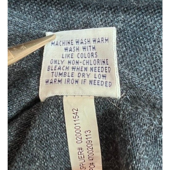 Polo Ralph Lauren Men's XL Navy Blue 1/4 Button Long Sleeve Cotton Shirt - Picture 7 of 7